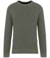 NS911 Chunky Knit Sweater organic khaki colour image